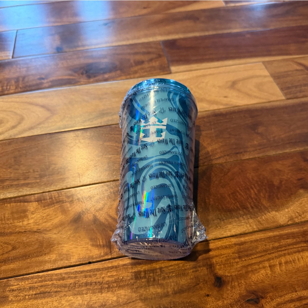 Royal Caribbean Turquoise Coca Cola Tumbler brand new